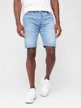 Image of Levis 501 Hemmed Denim Shorts - Bratwurst Lightweight