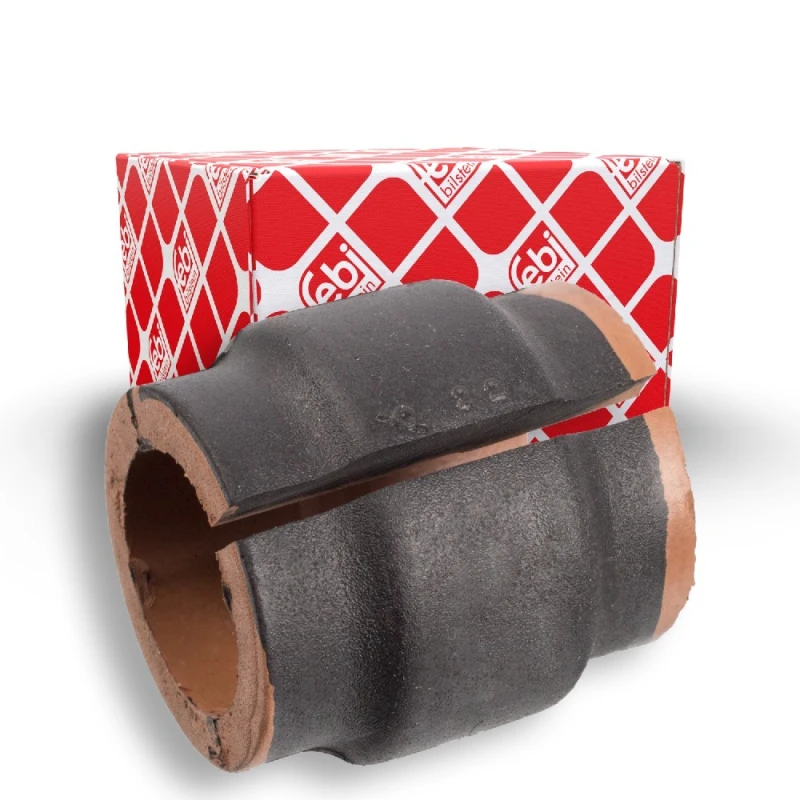 Image of FEBI BILSTEIN 15589 Stabilizer Bushes Rear Axle, Rubber Rubber Anti-roll Bar Bush Kit (1334)
