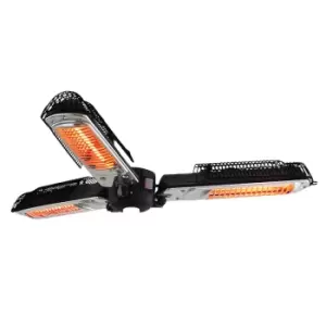 Image of Outsunny 2kw Electric Parasol Quartz Infrared Patio Heater