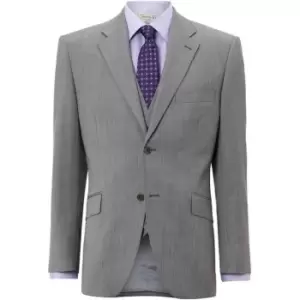 Image of Howick Tailored Rock Melange Twill Notch Suit Jacket - Grey