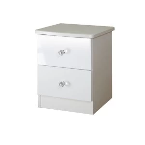 Image of Zodian 2-Drawer Chest - White