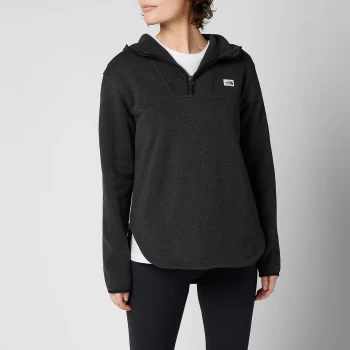 Image of The North Face Womens Crescent Popover - Black - S