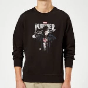 Image of Marvel Frank Castle Sweatshirt - Black