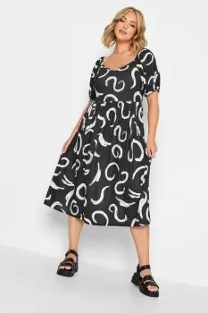 Image of Print Midaxi Dress