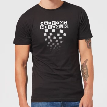 Image of Cartoon Network Logo Fade Mens T-Shirt - Black - 5XL