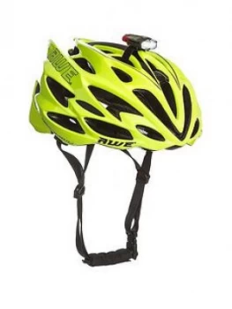 Image of Awe Awespeed In-Mould Adult Road Cycling Helmet and USB Light Set