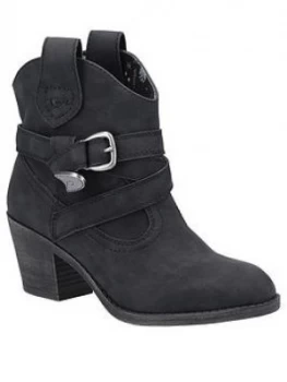 Image of Rocket Dog Satire Western Ankle Boot, Black, Size 7, Women