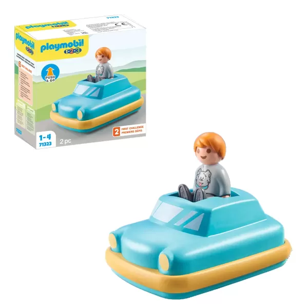 Image of Playmobil 71323 1.2.3 Push & Go Car