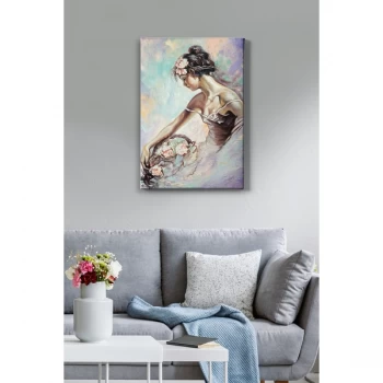 Image of Kanvas Tablo (50 x 70) - 116 Multicolor Decorative Canvas Painting