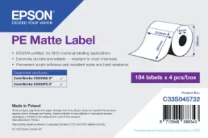Image of Epson C33S045732 printer label Self-adhesive printer label