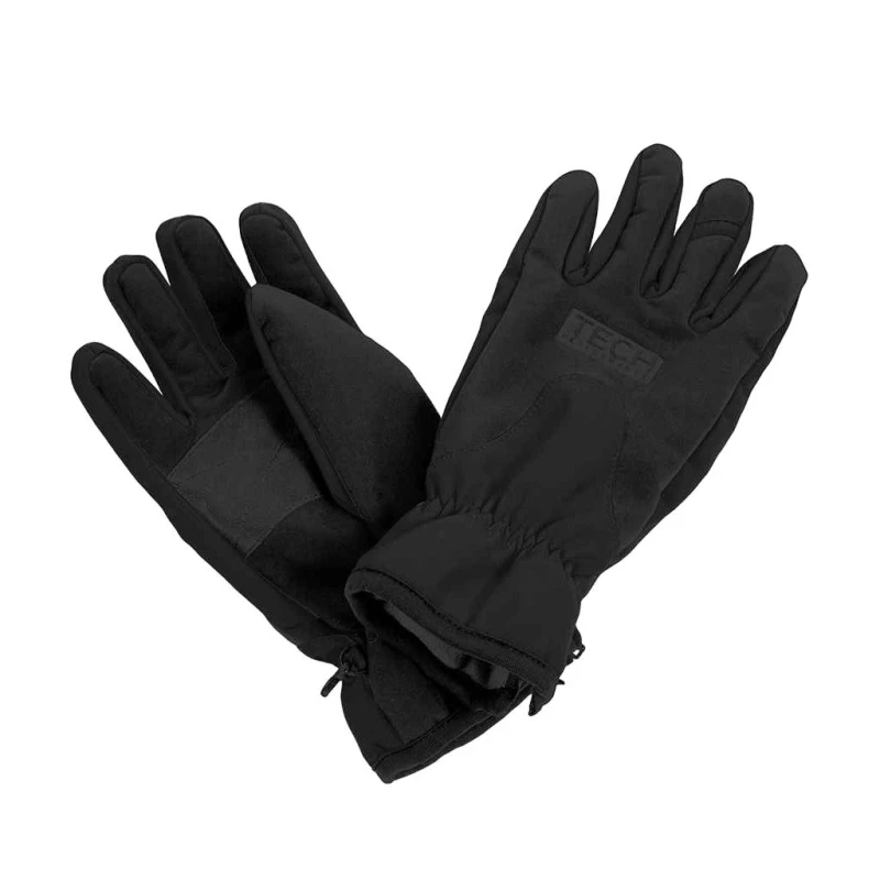 Image of Result Mens Tech Performance Sports Gloves in Black Size: Small Black Male S