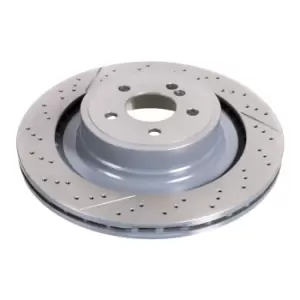 Image of Brake Disc 44084 by Febi Bilstein Rear Axle