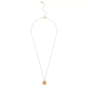 Image of Engraveable Disc Gold Necklace