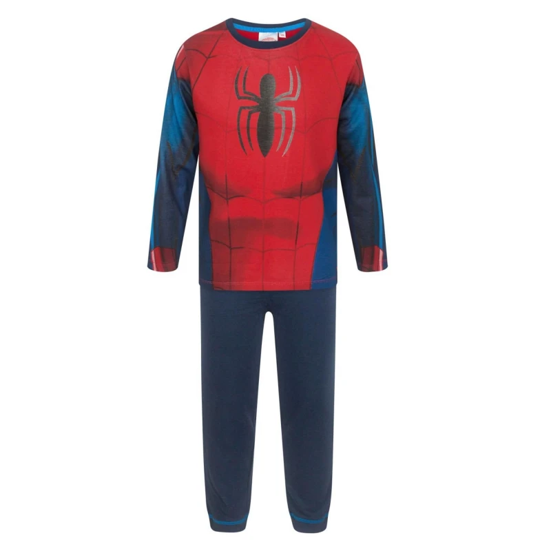 Image of Marvel Short Sleeve Short Leg Pyjama Set Red male
