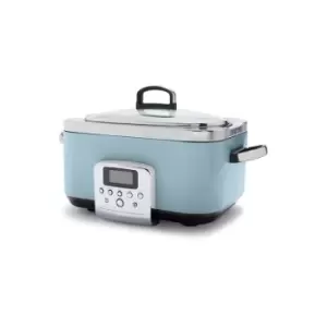 Image of Non-Stick Slow Cooker 6L Blue - Greenpan
