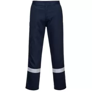 Image of Portwest BZ14NARM - sz M Bizweld Iona Trouser - Navy - Navy