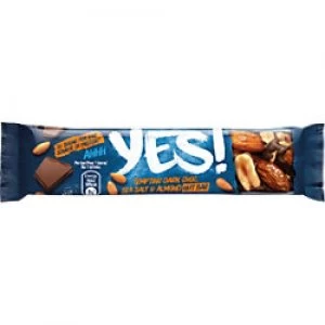 Image of YES Breakfast Bar Dark Chocolate, Sea Salt and Almond 35g