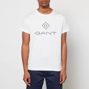 Image of GANT Mens Lock Up T-Shirt - White - L
