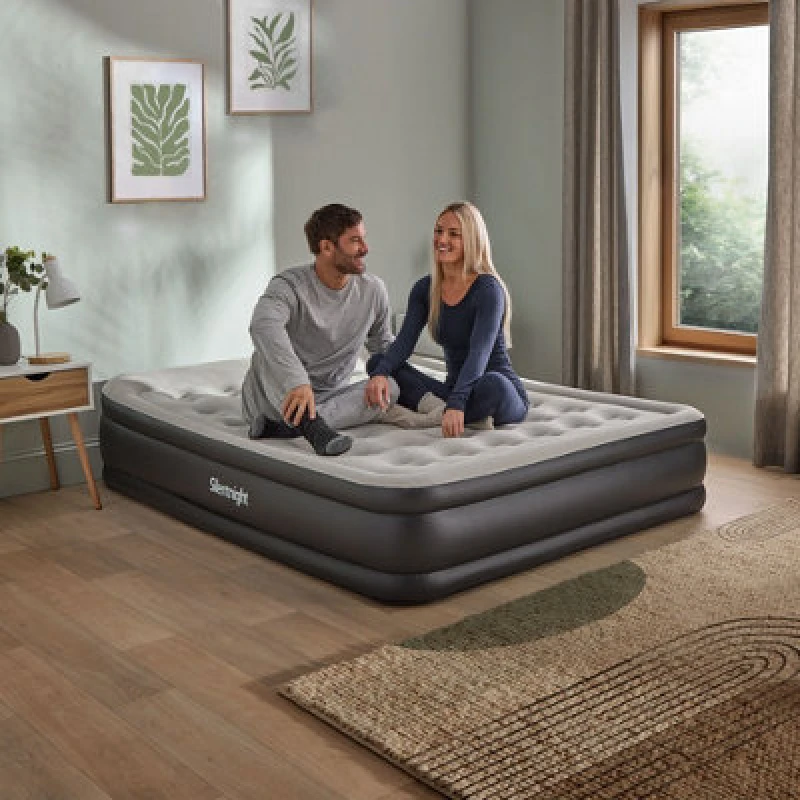 Image of Silentnight Silentnight High Airbed Electric Pmp SGL Black - Silentnight Black NK58801