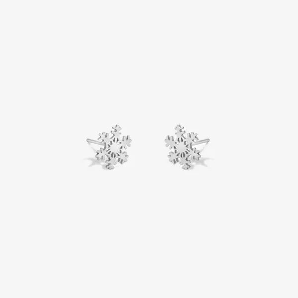 Image of Simply Silver Sterling Silver 925 Polished Snowflake Earrings Jewellery Sets One Size Silver 71578011000