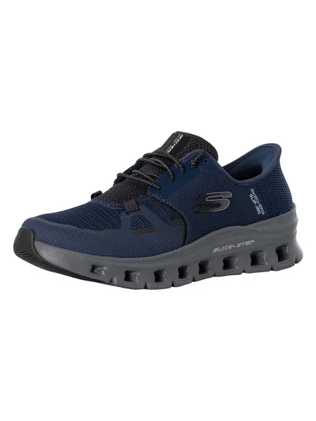 Image of Skechers Glide-Step Pro Slip-Ins Trainers Navy/Charcoal 9 UK