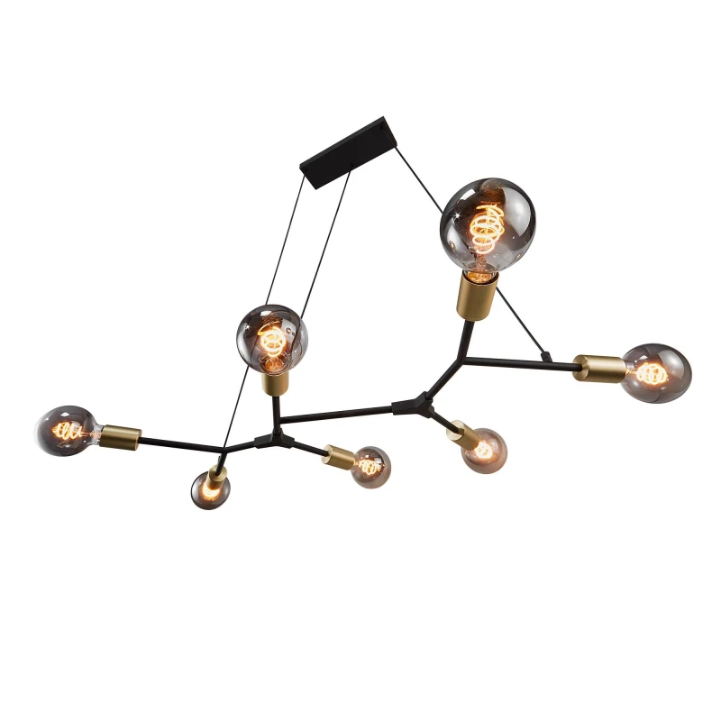 Image of Nordlux Josefine Indoor Pendant Light Black Metal E27 30, 000hrs - Mains Powered, IP20 Black Unisex