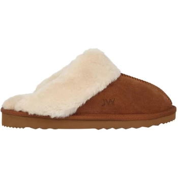 Image of Jack Wills Mule Slippers - Tan