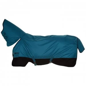 Image of Mio All-in-One 100g Turn Out Rug - Dark Blue/ Aqua