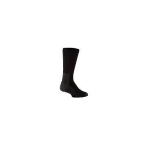 Image of Heavy Duty Black Boot Socks Size 4-8 (Pack of 3 Pairs)