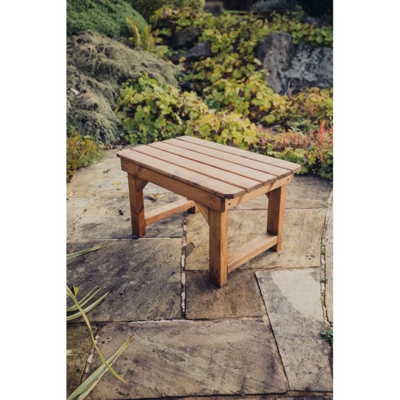 Image of Churnet Valley Garden Furniture Ltd Valley Garden Coffee Table - Timber - Fully Assembled in Brown Brown Unisex
