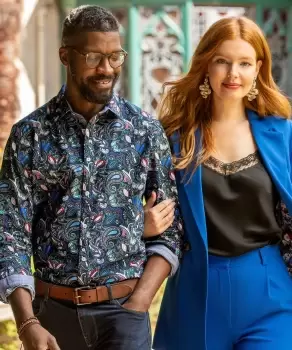 Image of Bold Paisley Printed Long Sleeve Shirt