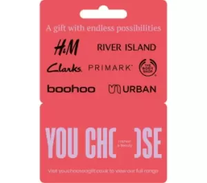 Image of YOU CHOOSE Fashion & Beauty Digital Gift Card - £50