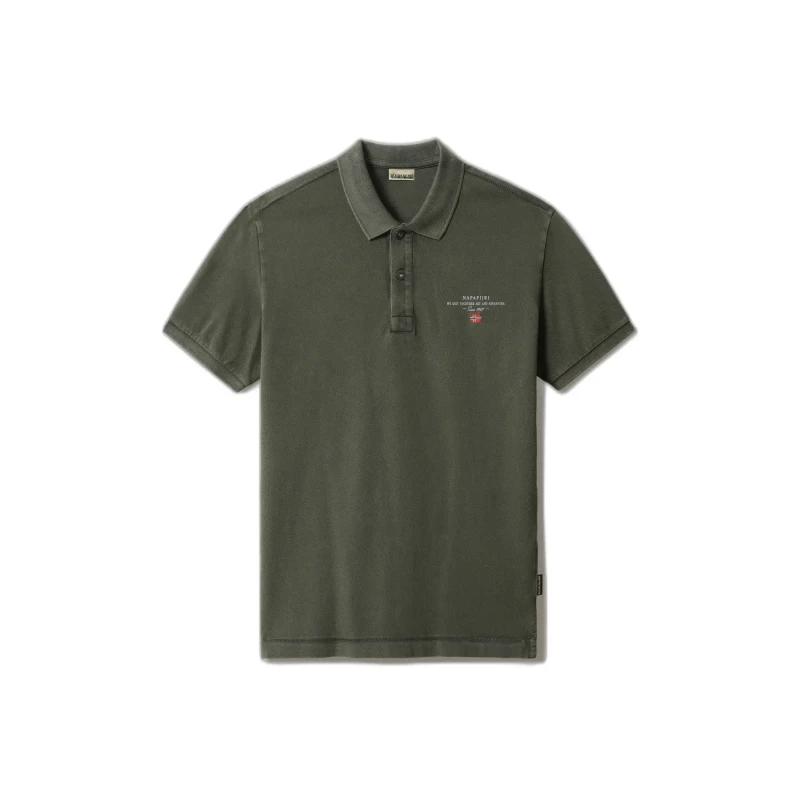 Image of Polo shirt Napapijri Elbas Vert Male S