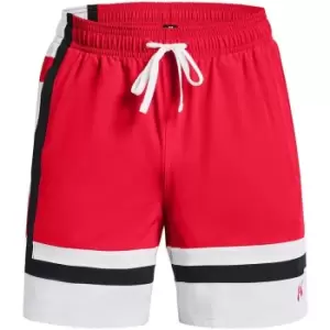 Image of Under Armour Baseline Woven Short II - Red
