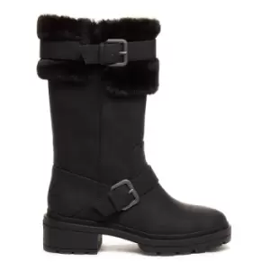 Image of Rocket Dog Igloo Black Buckled Tall Winter Boot