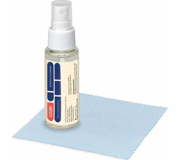 Image of Logik LSC35ML20 Screen Cleaning Fluid & Cloth 35mm