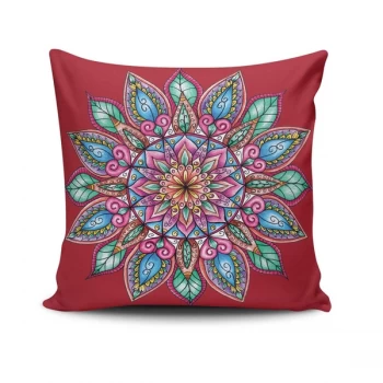 Image of MANDALA-12 - No Filling Multicolor Cushion Cover