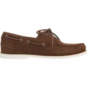 Image of Tommy Hilfiger Th Boat Shoe Core Suede - Brown