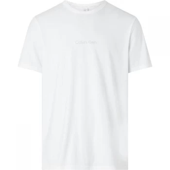 Image of Calvin Klein Short Sleeve T Shirt - White 100