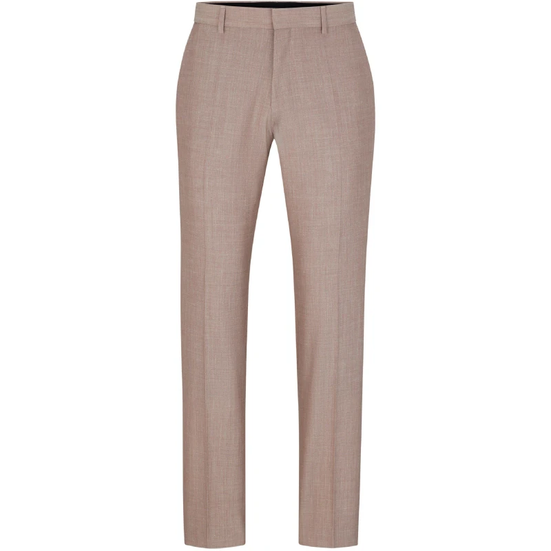 Image of Boss Mens Tailored Trousers Pink male 30W R