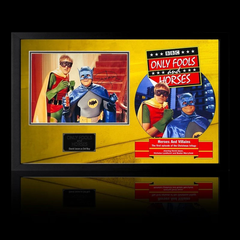 Image of The Fan Cave David Jason Signed Only Fools and Horses Premium F Yellow unisex 850mm x 60