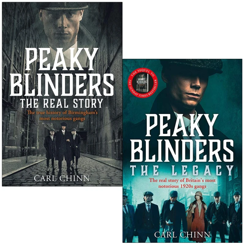 Image of Peaky Blinders The Real Story, The Legacy By Carl Chinn 2 Books Collection Set Paperback Carl Chinn Books