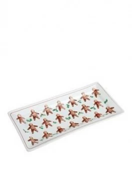 Image of Gisela Graham Gingerbread Men Oblong Plate