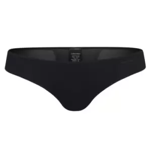 Image of Calvin Klein Calvin Sheer Bikini Bottoms - Black