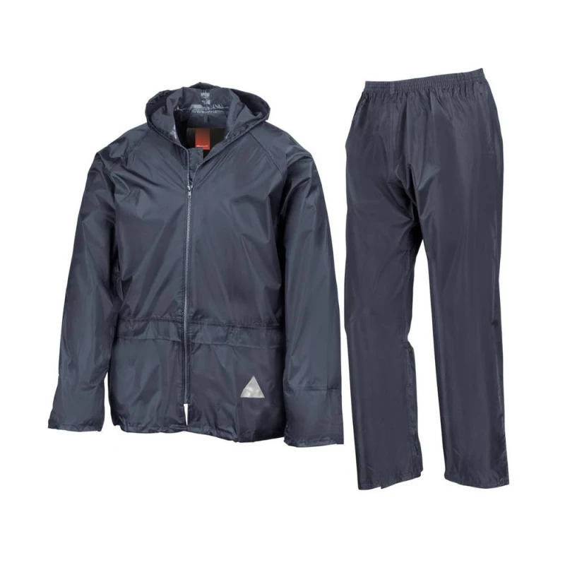 Image of Result Result Men Waterproof Jacket And Trousers Set in Navy Size: Small Navy S Male 5063574356237