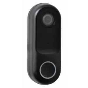 Image of Robus Doorbell Connect IP44 WiFi Enabled Doorbell & 1080p Camera with 2-way Audio Black - RCD1080-04