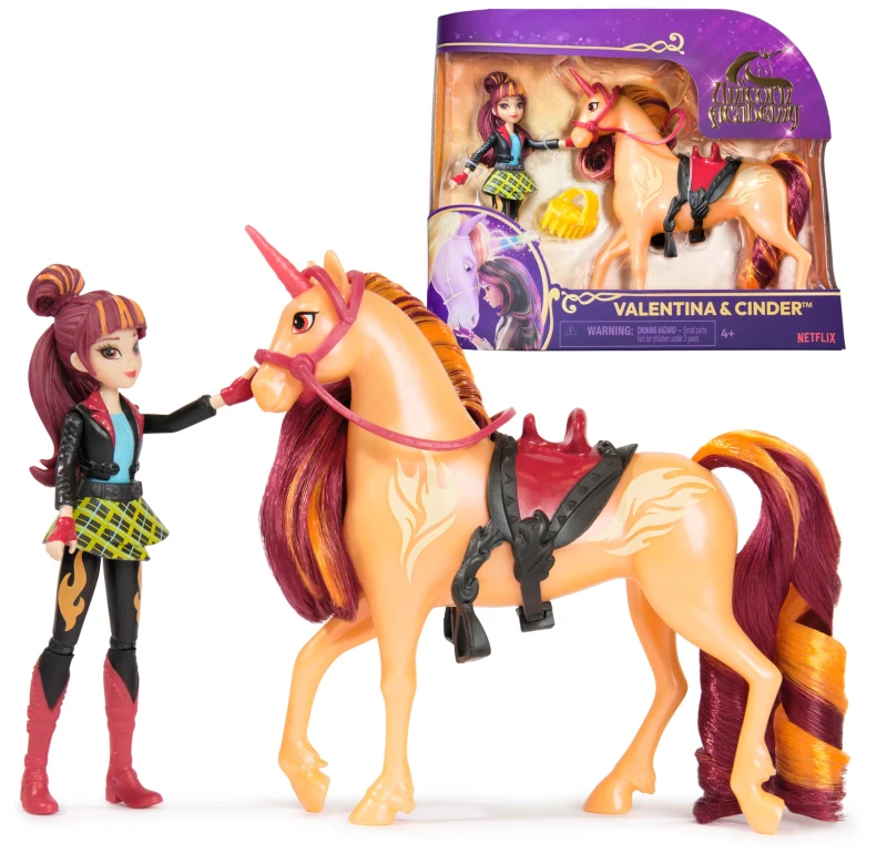 Image of Unicorn Academy Unicorn Academy Valentine & Cinder Small Doll Set
