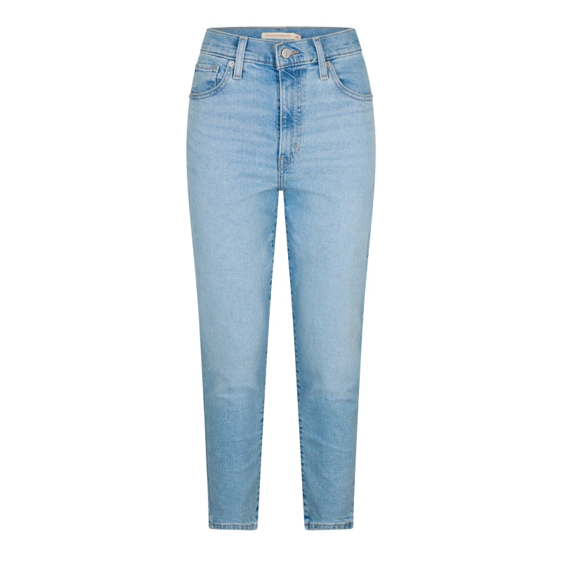 Image of Levis Womens Heavyweight Mom Fit Straight Leg Jeans Now You Know female 25 L27