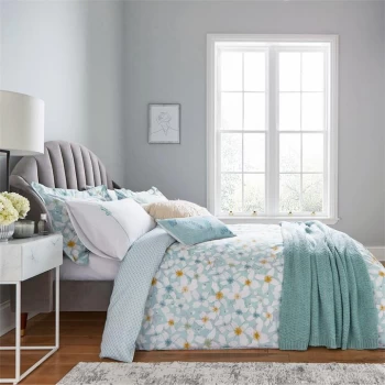 Image of Katie Piper Restore Petal Duvet Cover Set - Green/Aqua