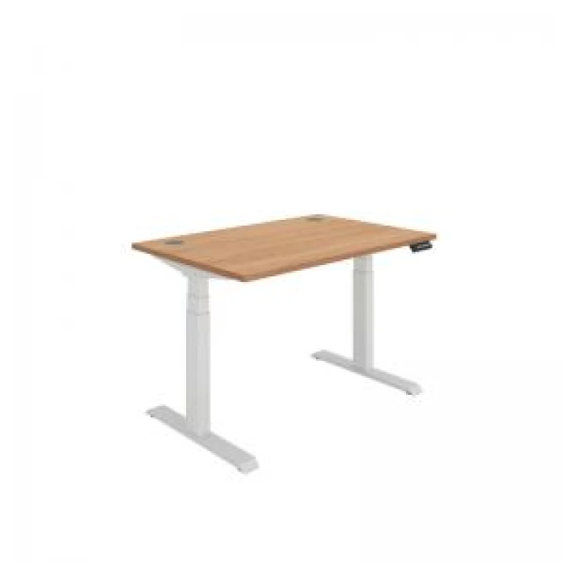 Image of Polaris Dual Motor Sit/Stand Desk 1200x800 Beech/White KF800099